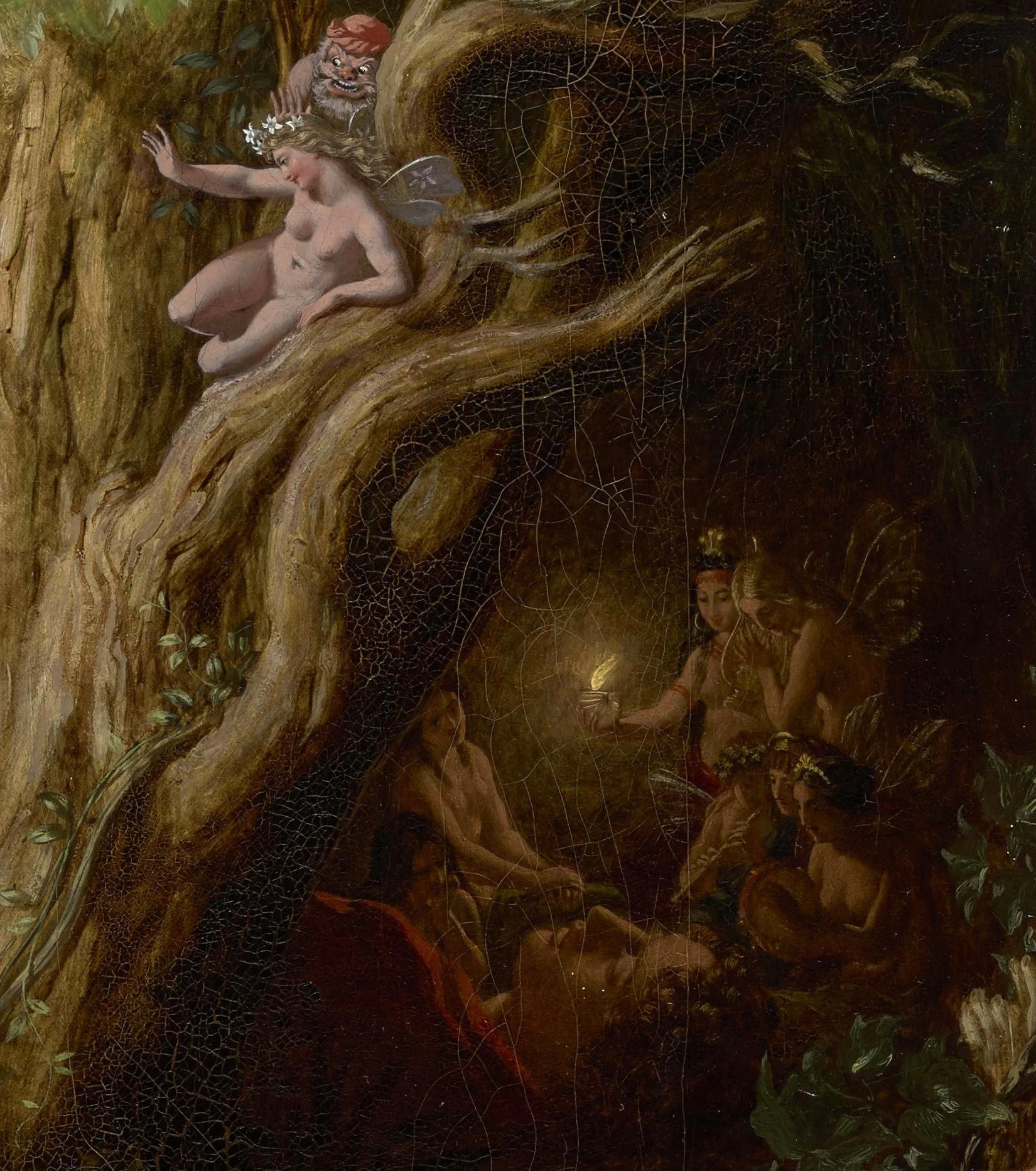 La riconciliazione di Oberon e Titania - dettaglio